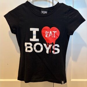 Punx N Kisses I Eat Boys Baby Tee